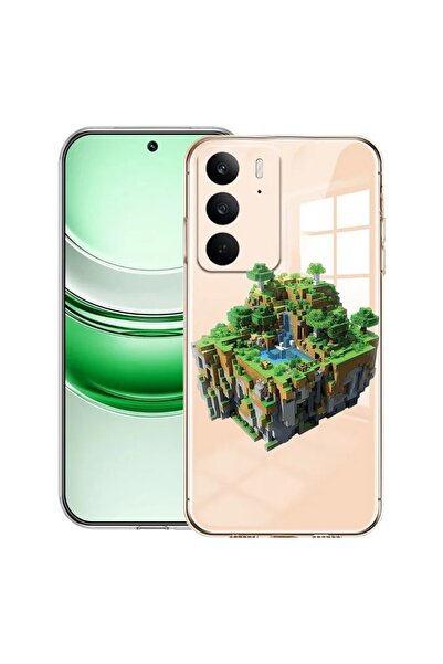 bestcase ¬Æ Husa Clear Silicon pentru Realme C71, Minecarft World, 2041144 T ...