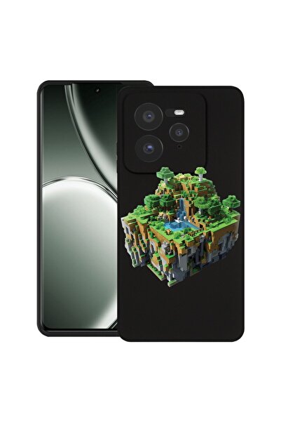 bestcase Θήκη για Realme GT 7 Pro με σχέδιο Minecraft World, TPU Ματ Εξαιρετι...