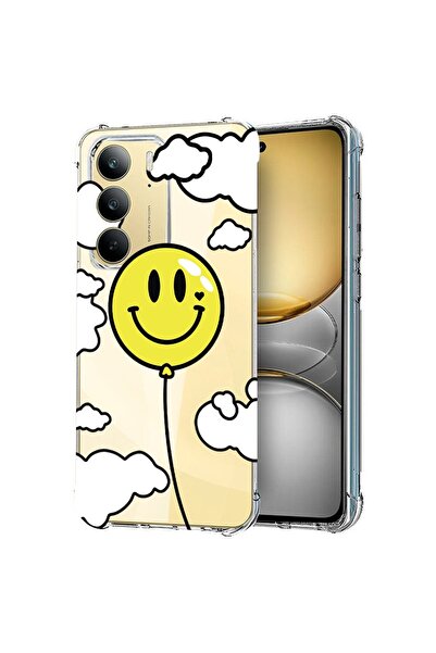 bestcase ¬Æ Husa pentru Realme 14x 5G, Anti Shock 1.5MM, Balloon Smiley, Prot...