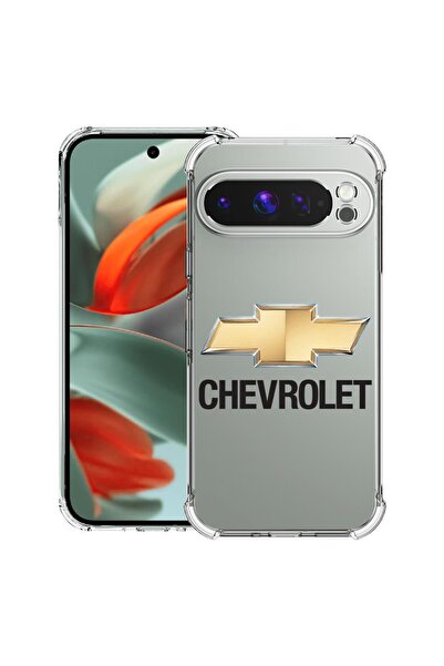bestcase Калъф за Google Pixel 9 Pro XL, Удароустойчив 1.5ММ, Шевролет, Защит...