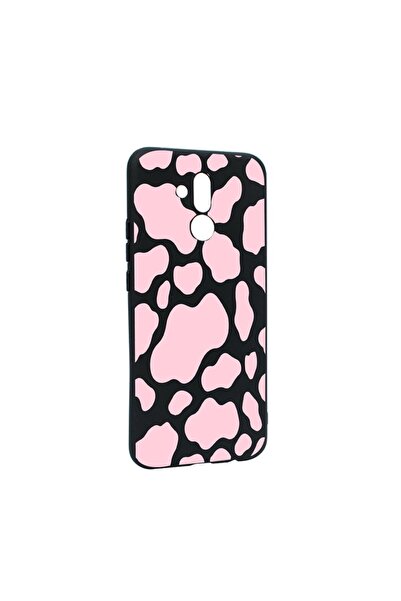 bestcase Θήκη σιλικόνης συμβατή με Huawei Mate 20 Lite, Ροζ Αγελάδα, ανθεκτικ...