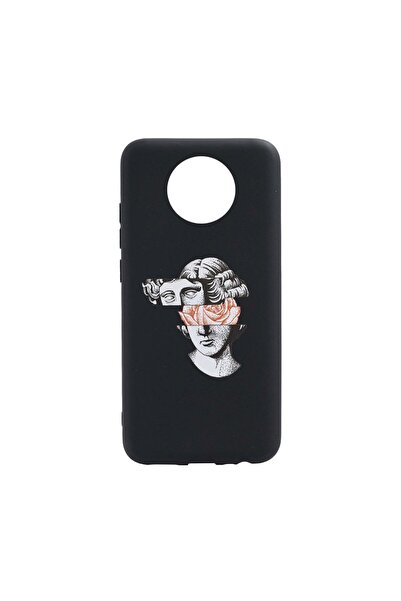 bestcase Husa Silicon Statue - Rose, compatibila cu Nokia C10, rezistenta la ...
