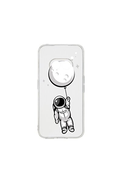 bestcase ¬Æ Husa Clear Silicon 2MM, Compatibila Cu Nothing Phone 2a, Astronau...