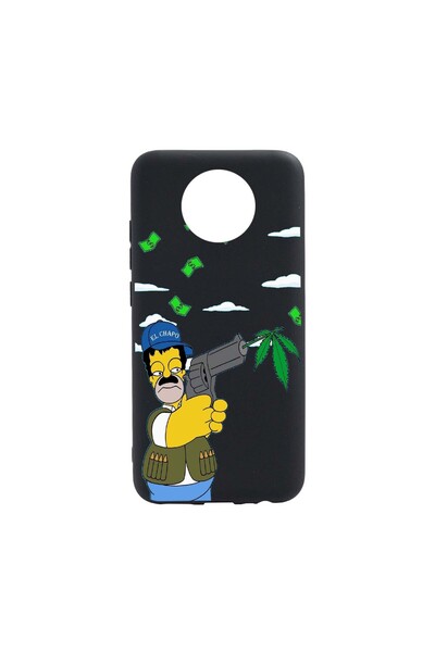 bestcase Husa Silicon Narcos Simpson, Movie Compatibila Cu Nokia C10, reziste...