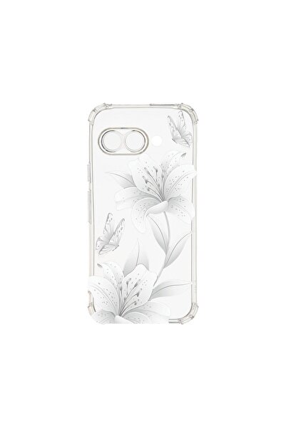 bestcase Противоударен калъф, съвместим с Google Pixel 9a, Флорален - Елегант...