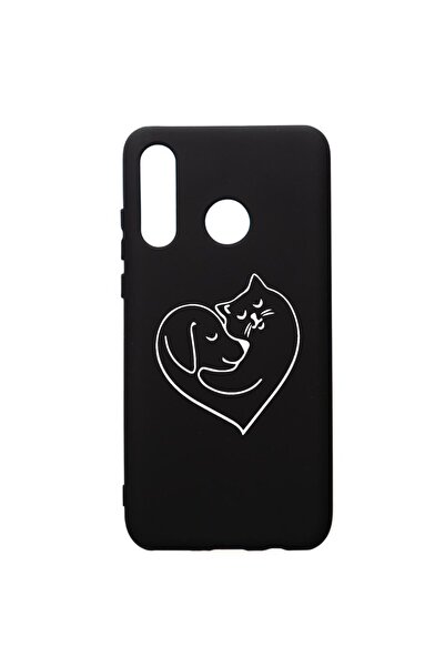 bestcase Husa Silicon Premium compatibila cu Huawei P30 Lite, Dog And Cat Lov...