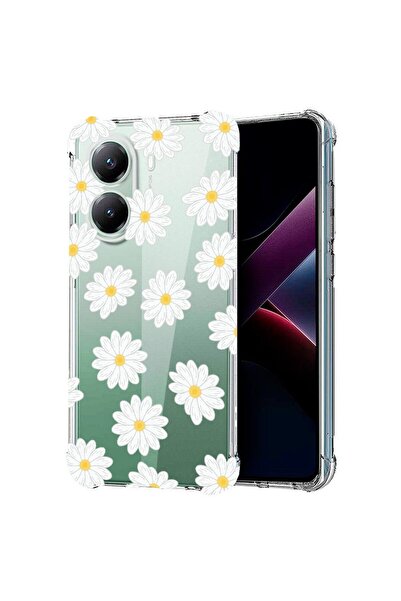 bestcase ¬Æ Husa compatibila Poco X7 Pro 5G, Anti Shock 1.5MM, Happy Flowers ...