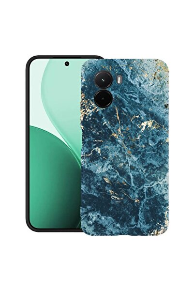 bestcase ¬Æ Husa TPU Ultra Slim Compatibil cu Poco M7, cu Design Marble - Gre...