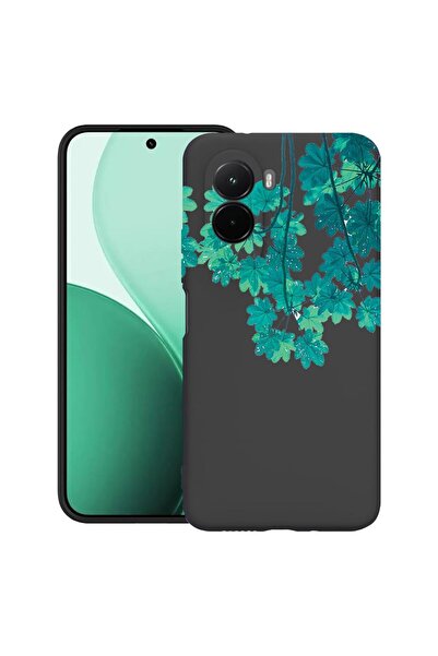 bestcase Ултра тънък TPU калъф, съвместим с Poco M7, с дизайн  "Мечтани пера ...