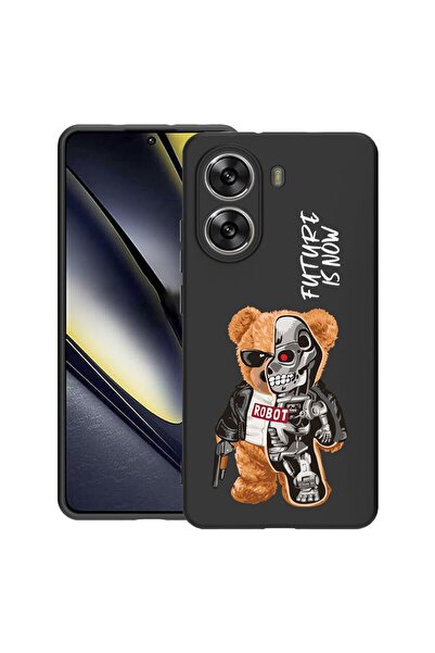 bestcase Калъф за Poco X7 Pro 5G, Наполовина робот, наполовина плюшено мече, ...