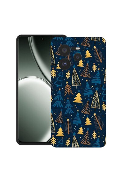 bestcase Калъф за Realme GT 7 Pro с коледен десен, TPU матов ултра тънък, 205...