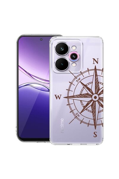 bestcase ¬Æ Husa Clear Slim Silicon Compatibila cu Realme 15 / 15 Pro, Compas...