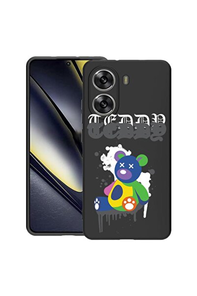 bestcase Husă pentru Poco X7 Pro 5G, Ursuleț de pluș în culori pastelate, Sil...