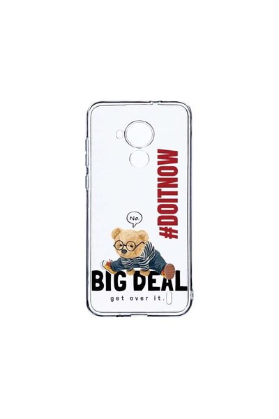 bestcase Διαφανής Θήκη Σιλικόνης 2MM, Συμβατή με Nokia C30, Do It Now Teddy, ...