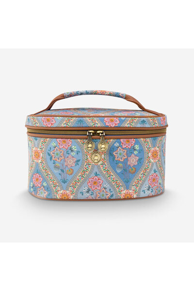 Pip Studio Ornamento Mavi Polyester Makyaj Çantası 26X16x16 Cm