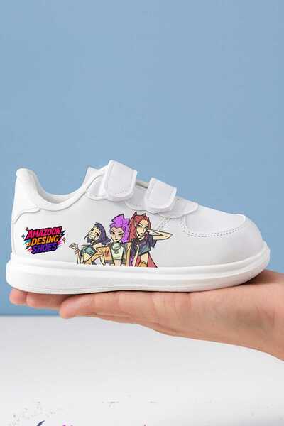 amazoondesing Sneakers sa lepim logotipom za devojčice