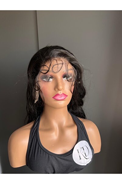 Store 13x6 hd wig body wave - HD Dalgalı Gerçek İnsan Saçı Peruk – Doğal Siya...