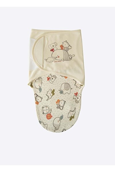 kitikate Organic Little Families Newborn Swaddle Natural