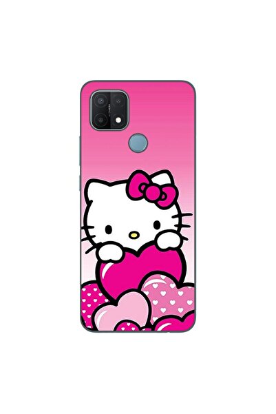 OEM Husa compatibila cu Oppo A15 si A15s Silicon Gel Tpu Model Hello Kitty Pi...
