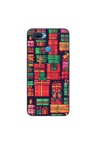 OEM Case compatible with Oppo A12 Silicon Gel Tpu Pattern Pixel Art Gifts