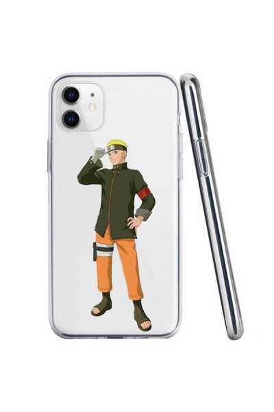 OEM Husa compatibila cu Apple iPhone 11 Silicon Transparenta Model Naruto