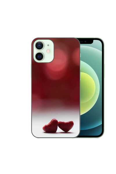 OEM Husa compatibila cu Apple iPhone 12 Mini Silicon Gel Tpu Model Little Hearts