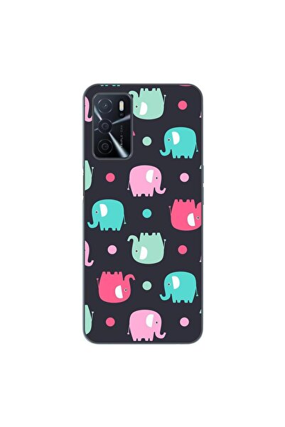 OEM Husa compatibila cu Oppo A16 Silicon Gel Tpu Model Pattern Elefant
