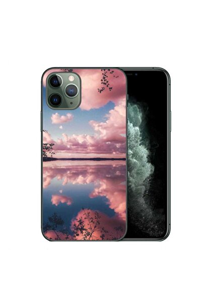 OEM Husa compatibila cu Apple iPhone 11 Pro Silicon Gel Tpu Model Pink Clouds