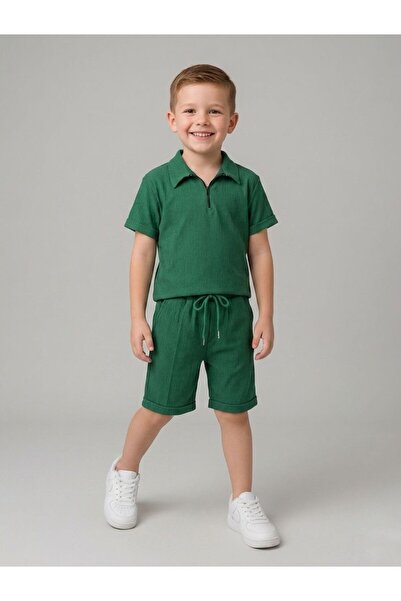 Kids Club Costum pentru băieți cu detaliu fermoar
