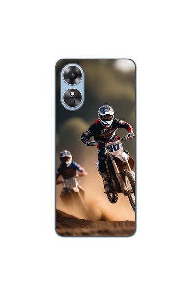 OEM Husa compatibila cu Oppo A17 Silicon Gel Tpu Model Motocross