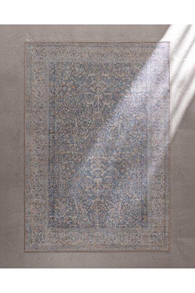 Madame Coco Eustache Halı - Mavi - 140x190 cm
