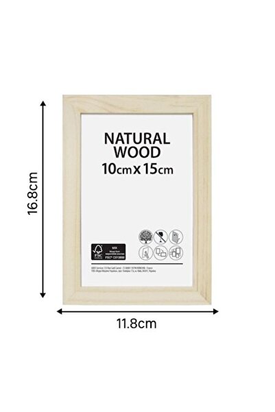 Inspire wood photo frame Wood 10 x 15 cm minimalist interior decor