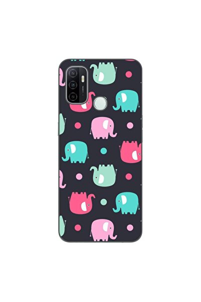 OEM Husa compatibila cu Oppo A53 Silicon Gel Tpu Model Pattern Elefant
