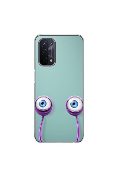 OEM Case compatible with Oppo A54 5G, A74 5G Silicon Gel Tpu Pattern Snail Eyes
