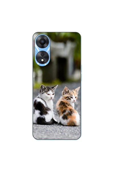 OEM Калъф, съвместим с Oppo A78 4G (CPH2565), силиконов гел TPU, модел  "Коте...