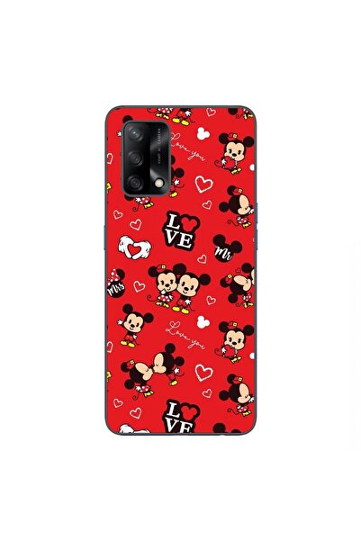 OEM Case compatible with Oppo A74 4G Silicone Gel Tpu Model Mickey Love Patte...