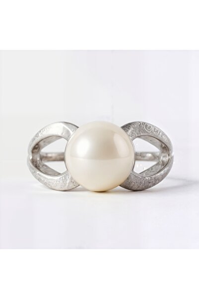 Oria Jewelry 925 silver ring with pearl