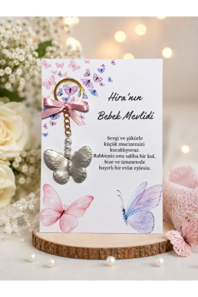 Bir Dilek Hediye Bebek Mevlidi Anahtarlık Hediyelik