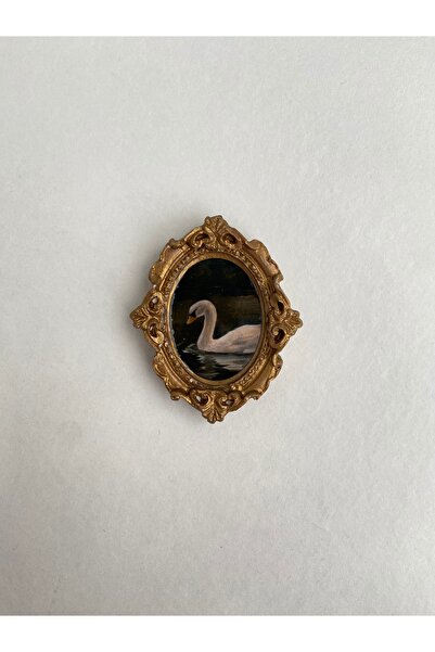 Nesteren Atölye Vintage Görünümlü Mini Antik Çerçeve - Buzdolabı Magneti & Du...