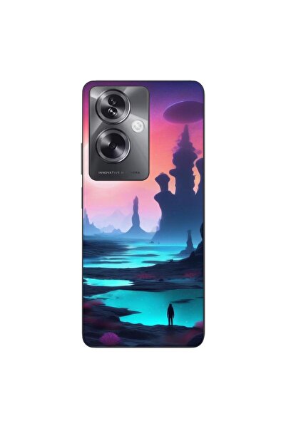 OEM Husa compatibila cu Oppo A79 5G Silicon Gel Tpu Model Mystic Planet