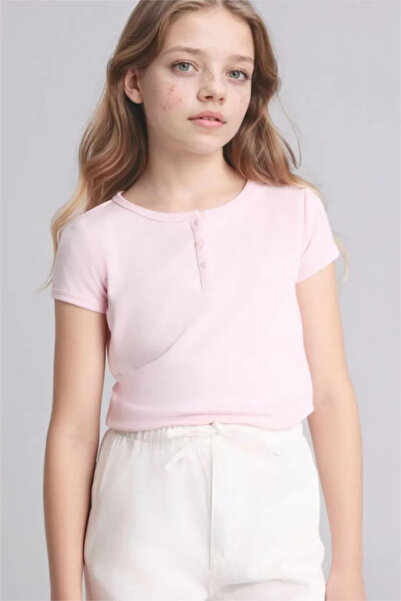 DeFacto T-Shirt with Buttons Girls G1134A826Sm