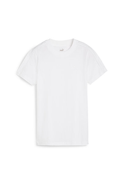 Puma 67788302 Tricou alb cu decolteu rotund pentru femei - Croială normală