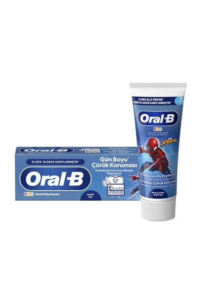 Oral-B KİDS MACUN 60ML SPİDERMAN 6AY+