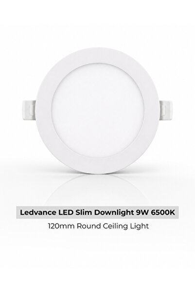 Ledvance مصباح سقف LED نحيف دائري 9 واط 6500 كلفن 120 مم