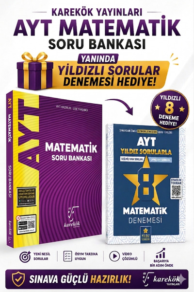 Karekök Yayınları Ayt Matematik Soru Bankası 2026 2027 Ayt Matematik Yıldızlı...