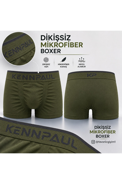FAVORİ İÇ GİYİM BOXER DİKİŞSİZ MİKROFİBER ERKEK