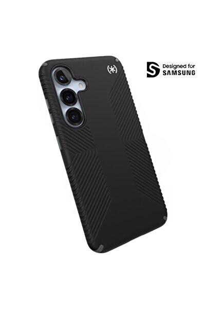Speck Presidio2 Grip Magnet - Husă Samsung Galaxy S25 / 24 MagSafe (Negru/Gri...