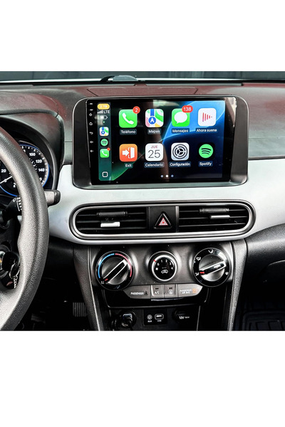 Carplayer شاشة أندرويد لسيارة هيونداي كونا موديل 2018-2023، 8 جيجابايت رام، 1...