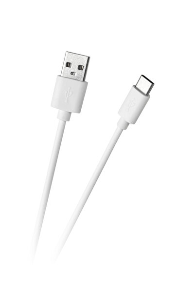 LP Cablu USB Foxconn USB-A - USB-C 1 m Bia≈Çy (GSM1000W)