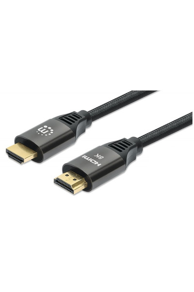 MANHATTAN 8K@60Hz HDMI-Kabel mit Ethernet-Kanal St./St. 2m